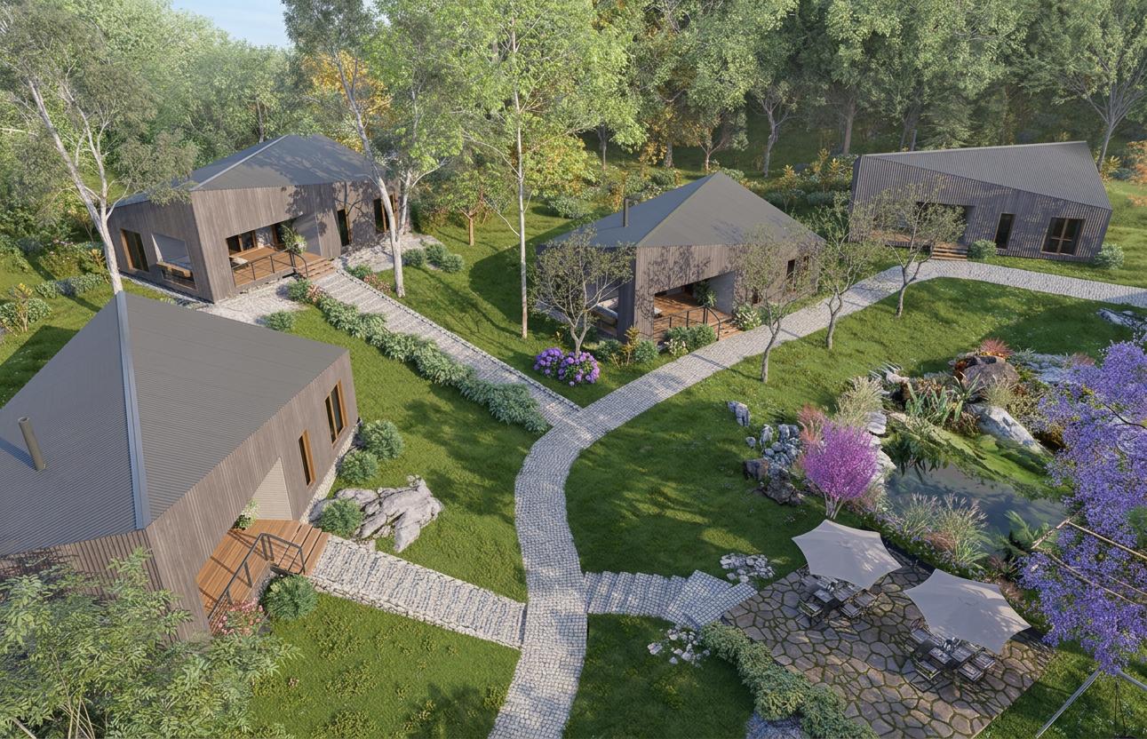 Betulla-PARK - domki letniskowe drewniane Mazury